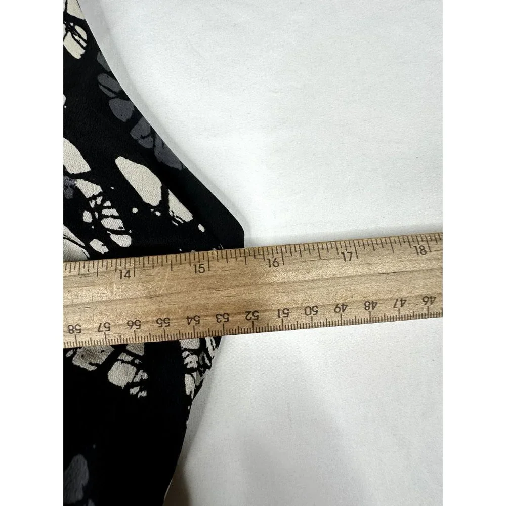 Madewell 100% Silk‎ Mini Dress size 2 Black/White
